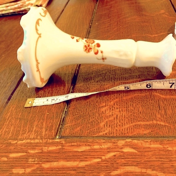 PRICE ⬇️ Porcelain Limoges France single candlestick. Its name Derhoulieves. - Picture 10 of 11